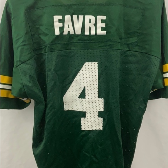 Vtg Brett Favre Green Bay Youth 18-20 XL Jersey - Picture 9 of 10